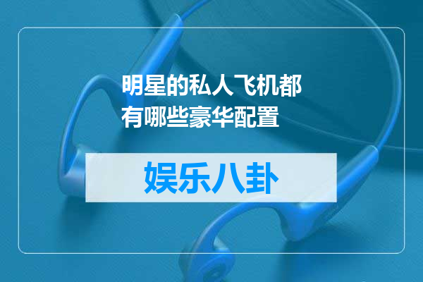 明星的私人飞机都有哪些豪华配置
