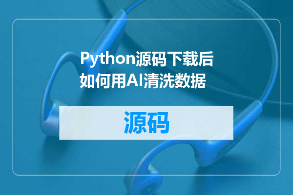 Python源码下载后如何用AI清洗数据