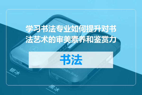 学习书法专业如何提升对书法艺术的审美素养和鉴赏力