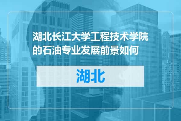 湖北长江大学工程技术学院的石油专业发展前景如何