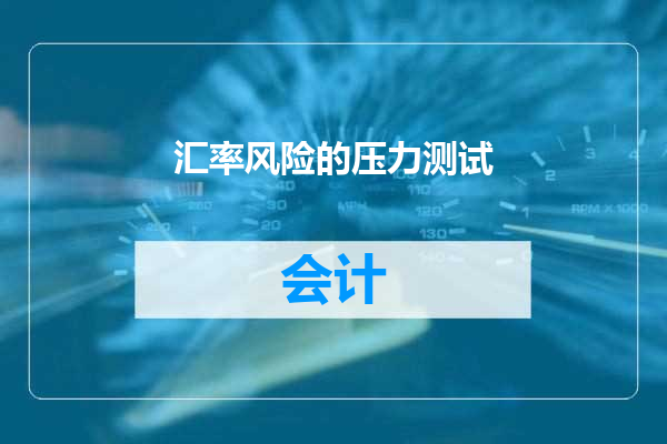 汇率风险的压力测试