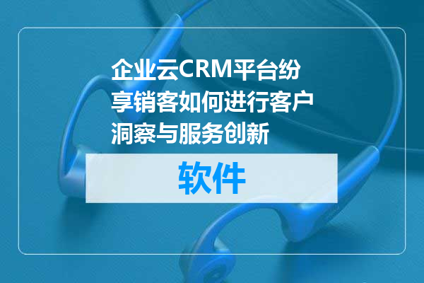 企业云CRM平台纷享销客如何进行客户洞察与服务创新