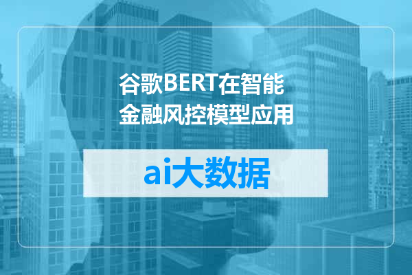 谷歌BERT在智能金融风控模型应用
