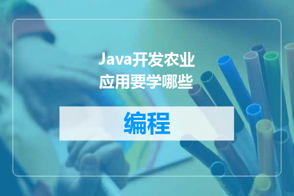 Java开发农业应用要学哪些