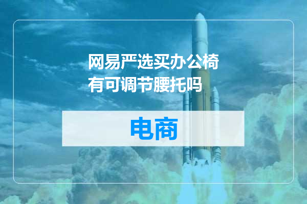 网易严选买办公椅有可调节腰托吗