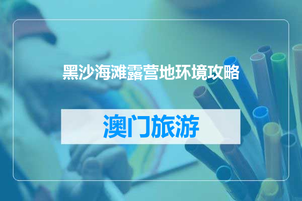 黑沙海滩露营地环境攻略