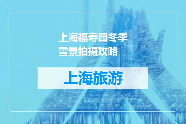 上海福寿园冬季雪景拍摄攻略
