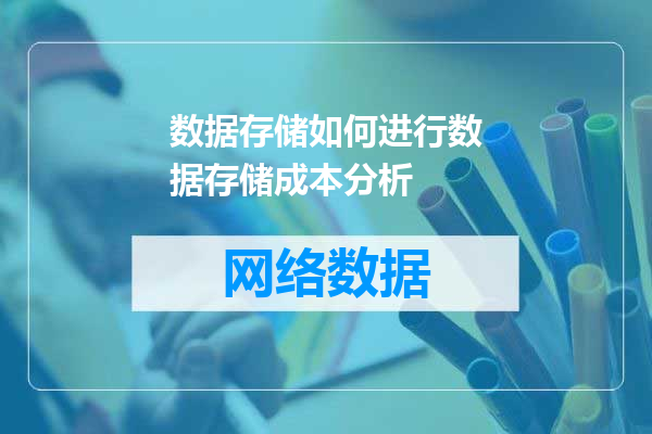 数据存储如何进行数据存储成本分析