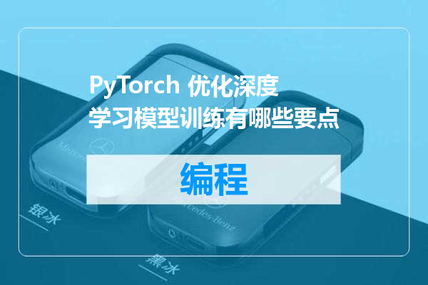 PyTorch 优化深度学习模型训练有哪些要点