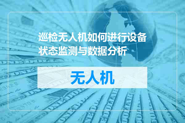 巡检无人机如何进行设备状态监测与数据分析