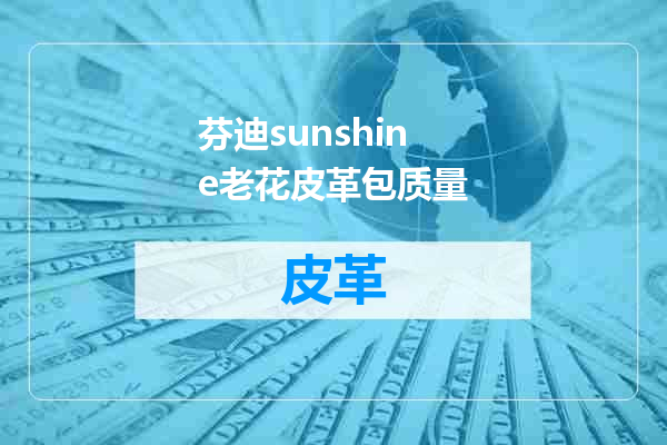 芬迪sunshine老花皮革包质量
