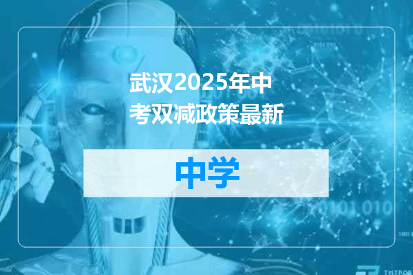 武汉2025年中考双减政策最新