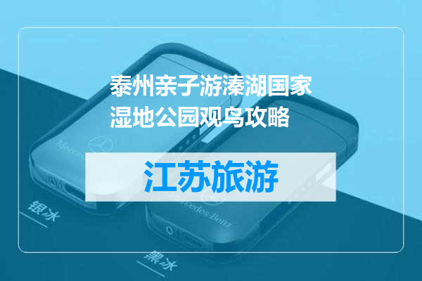 泰州亲子游溱湖国家湿地公园观鸟攻略