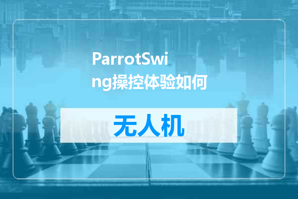 ParrotSwing操控体验如何