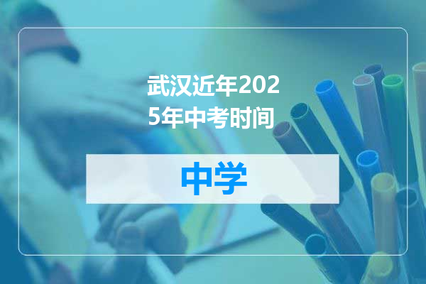 武汉近年2025年中考时间
